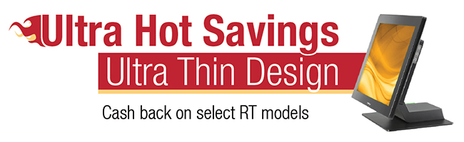 Posiflex Ultra Hot Savings on RT Series